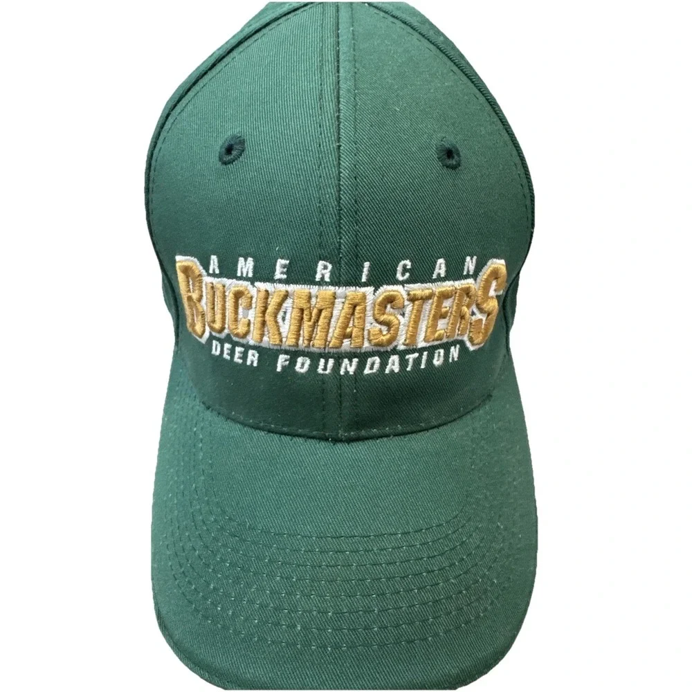 American Buckmaster Deer Foundation Cap Adjustable Hat Ball Cap Rim Budweiser